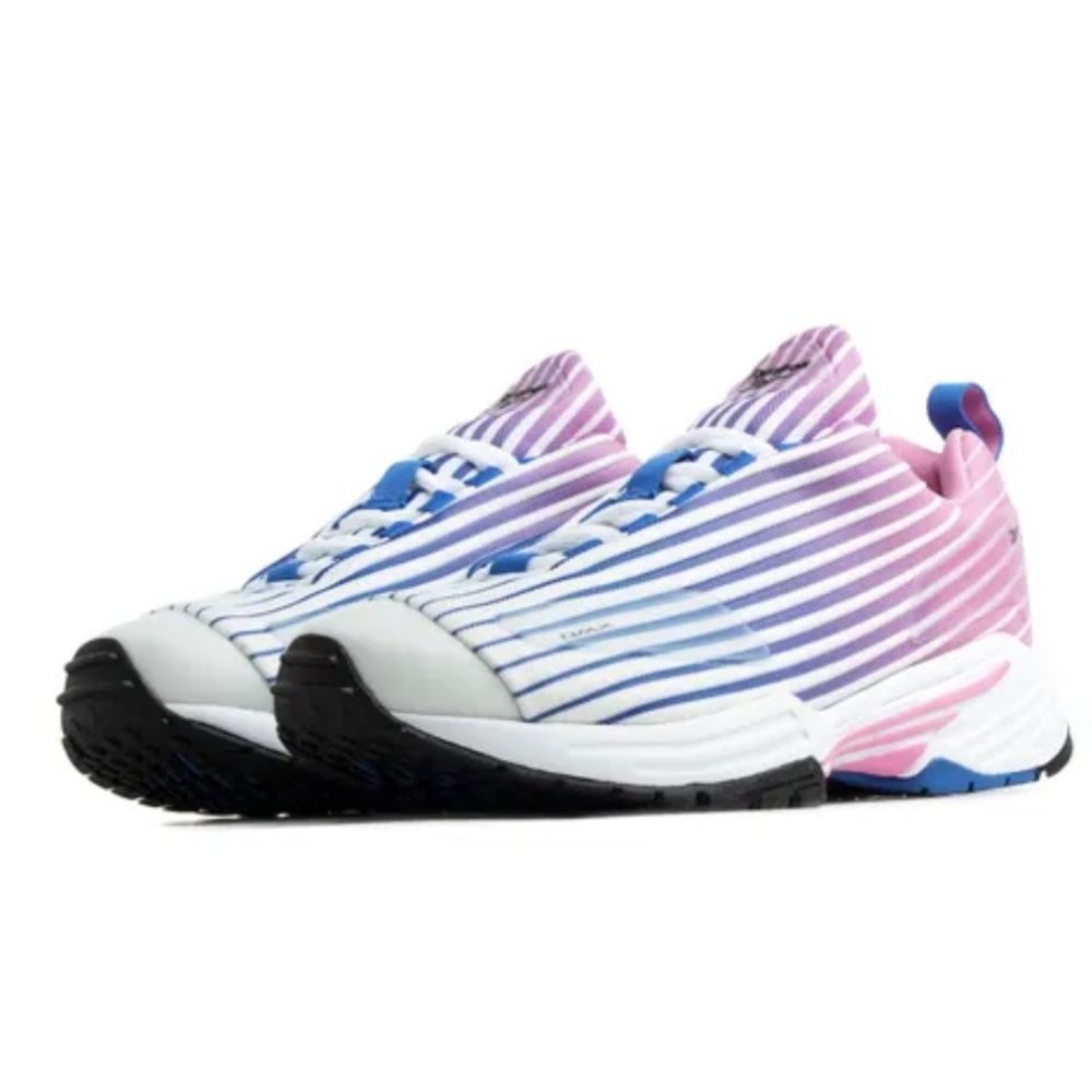 Reebok DMX Thrill running sneaker- pink/blue/white, size 7.5